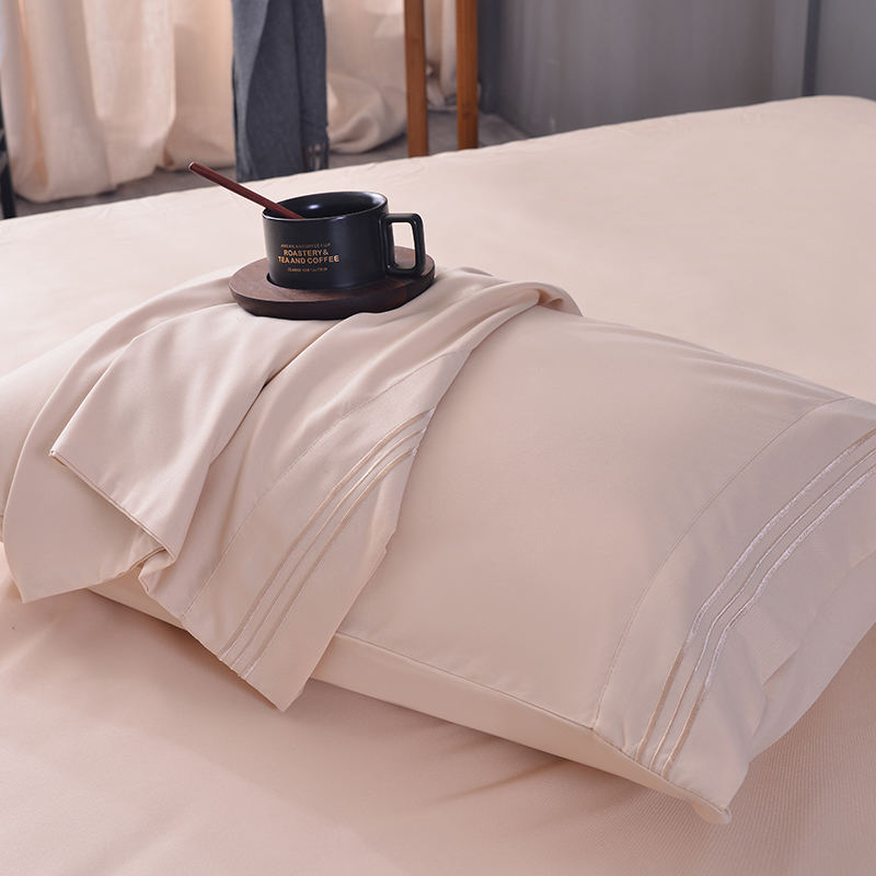 Classic Breathable Machine Washable Satin Sheet Set Ng 4